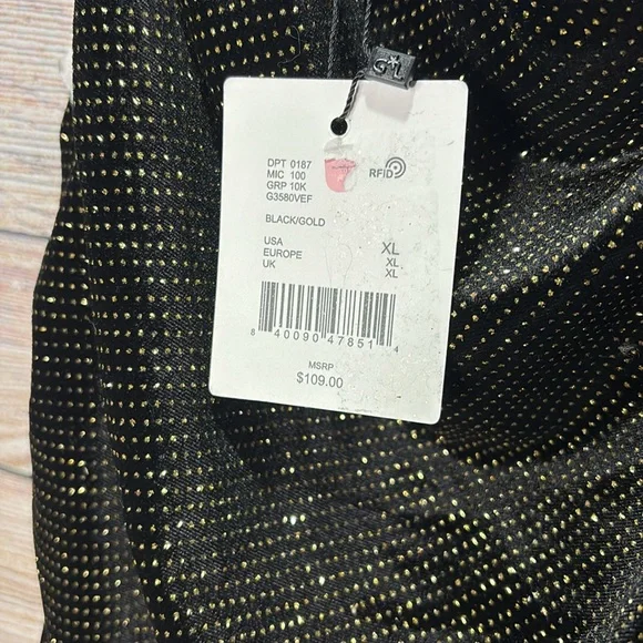 Gibson Latimer Sparkly Beautiful 1 Shoulder Long Dress size XL Bin O - Picture 5 of 7